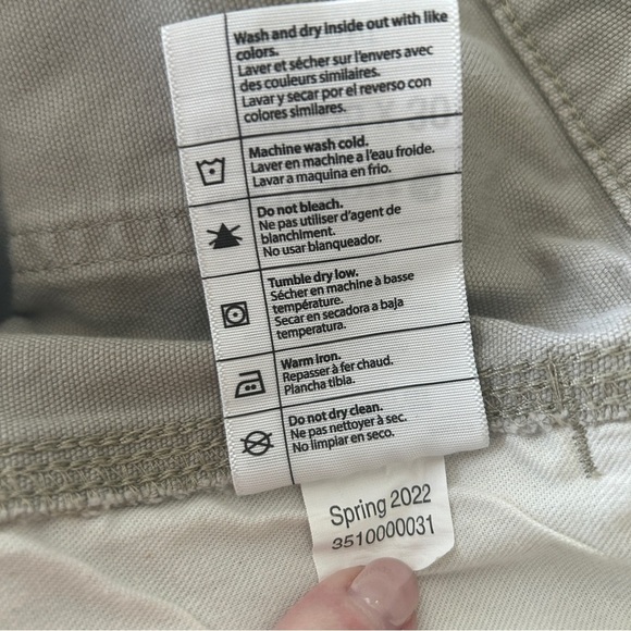 Carhartt Cargo Pants Tan Rugged Flex Relaxed Fit Canvas Workpant BN2291 W38 L30 - Picture 13 of 15